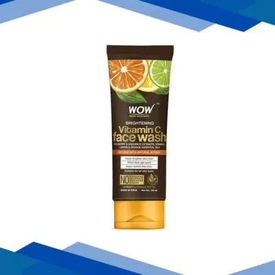 Wow Life Science Vitamin C Face Wash In Paper Tube (eco Friendly Packaging) 100 ml