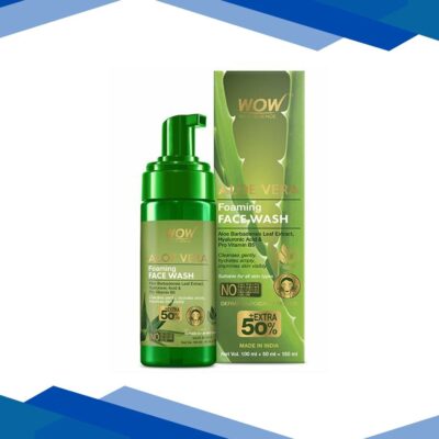 WOW Skin Science Aloe Vera Foaming Face Wash 100 ml