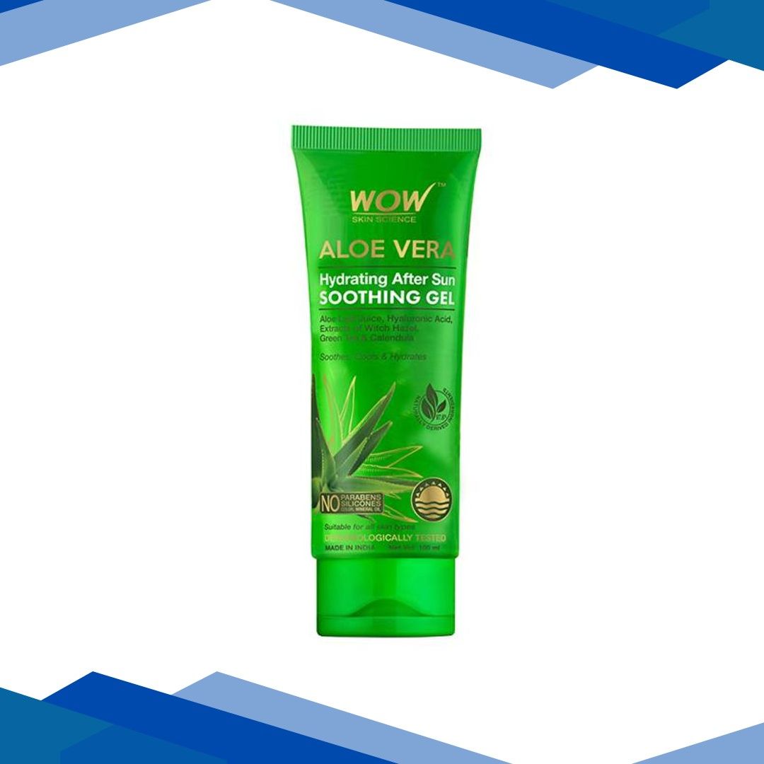 WOW Skin Science Aloe Vera Hydrating After Sun Soothing Gel tube 100 ml