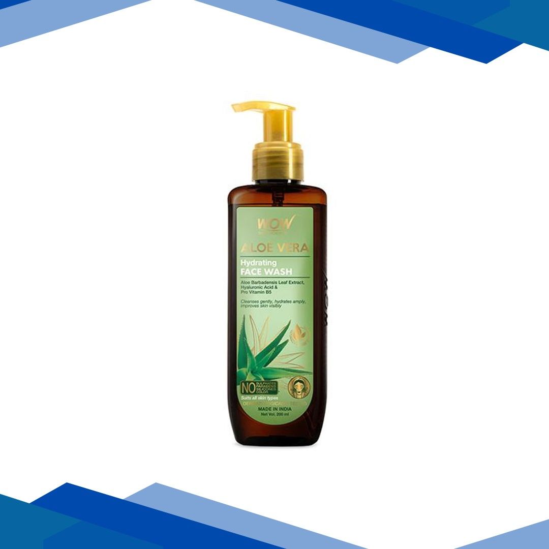 WOW Skin Science Aloe Vera Hydrating Gentle Face Wash 200 ml