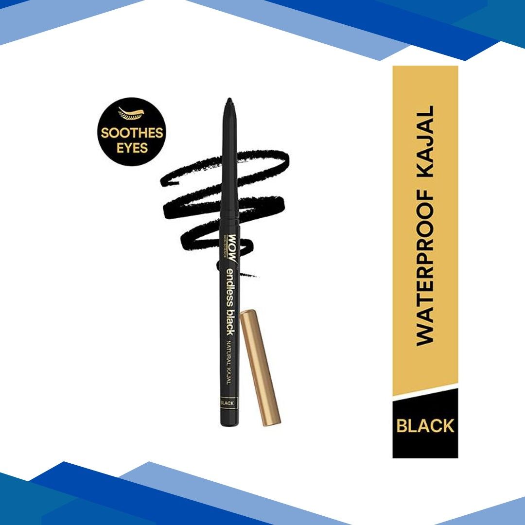 WOW Skin Science Endless Black Natural Kajal 0.35 gm