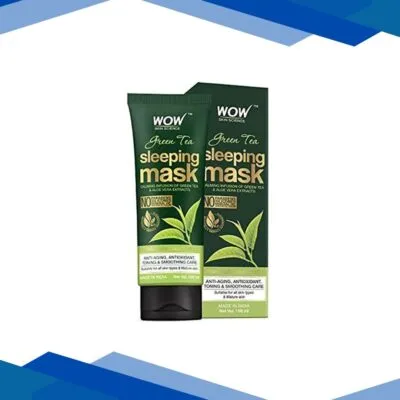 WOW Skin Science Green Tea Sleeping Mask – with Green Tea & Aloe Vera Extracts 100 ml
