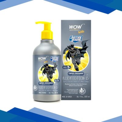WOW Skin Science Kids Body Lotion – SPF 15 – Caped Crusader Batman Edition 300 ml