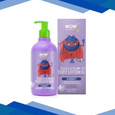 WOW Skin Science Kids Plush & Plump Body Lotion – Blueberry – SPF 15 300 ml