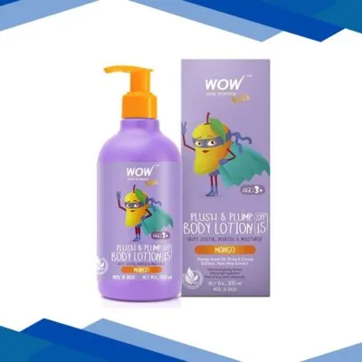 WOW Skin Science Kids Plush & Plump Body Lotion – Mango – SPF 15 300 ml