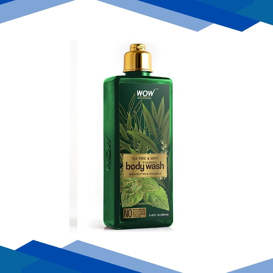 WOW Skin Science Tea Tree & Mint Foaming Body Wash 250 ml