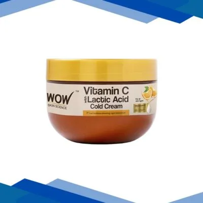 WOW Skin Science Vitamin C With Lactic Acid Cold Cream 100 ml