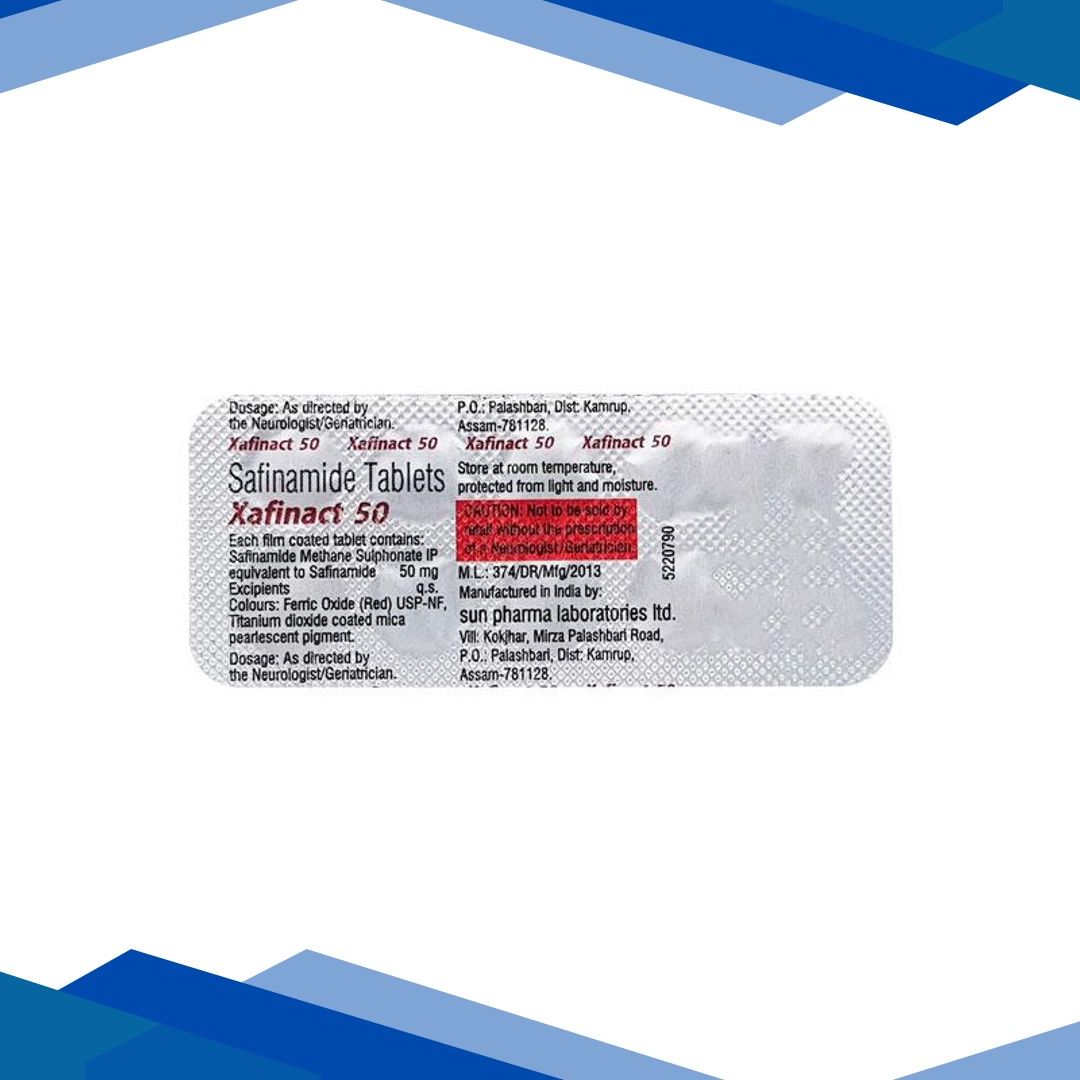 XAFINACT 50mg Tablet 10’s