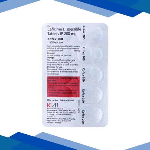 XOFEX 200 Tablet 10’s