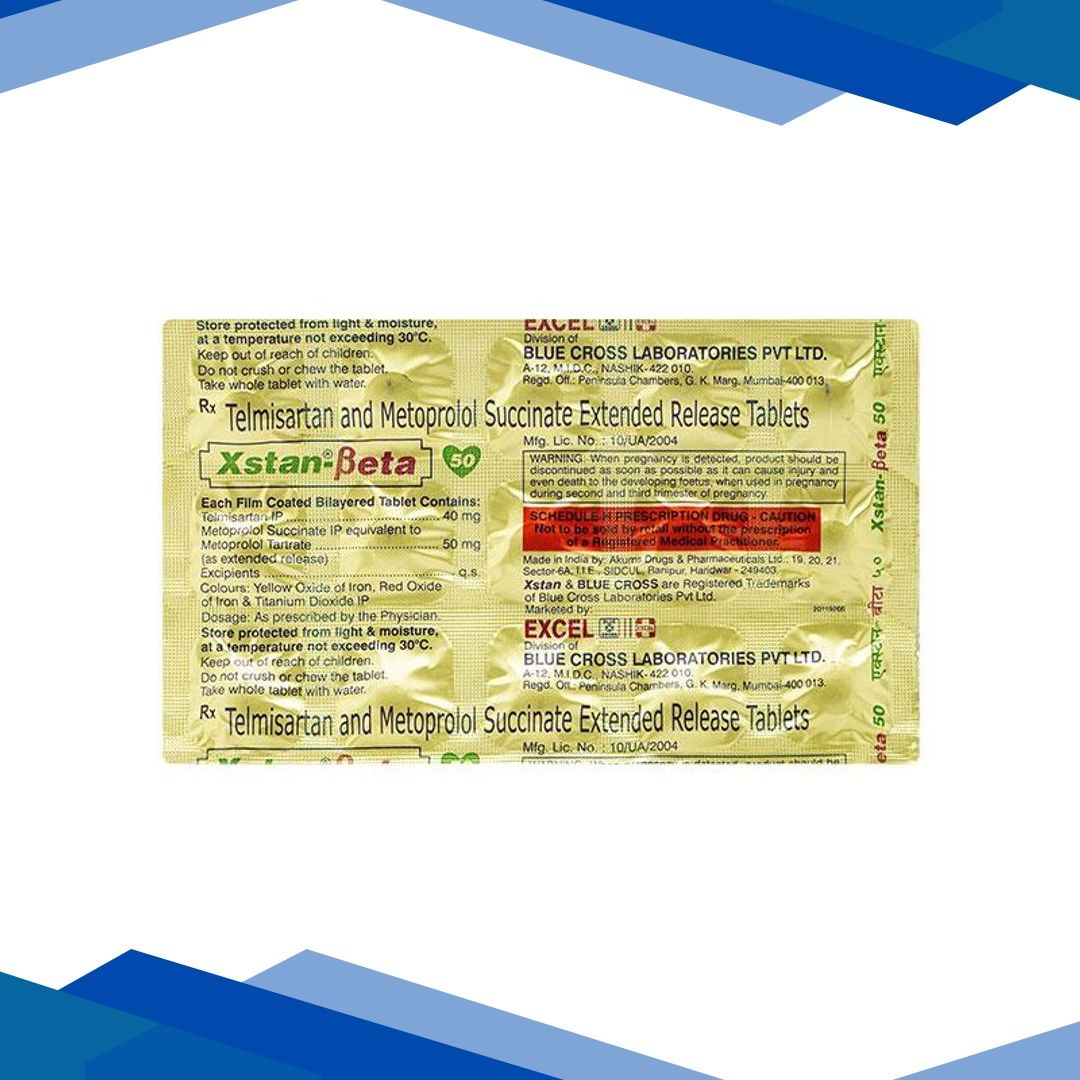 XSTAN BETA 50mg Tablet 15’s