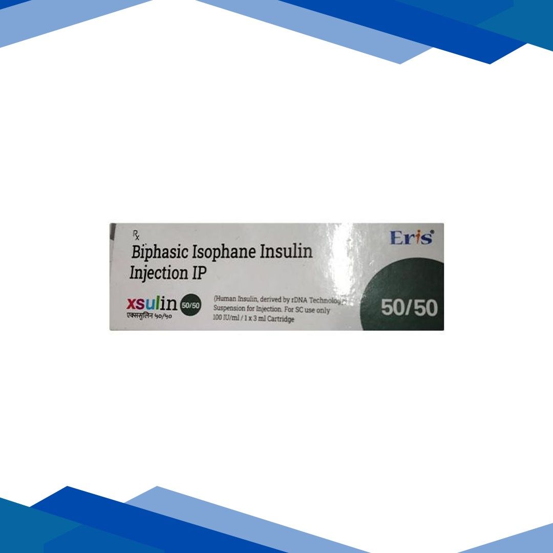 XSULIN 50/50 100iu Cartridge 3ml