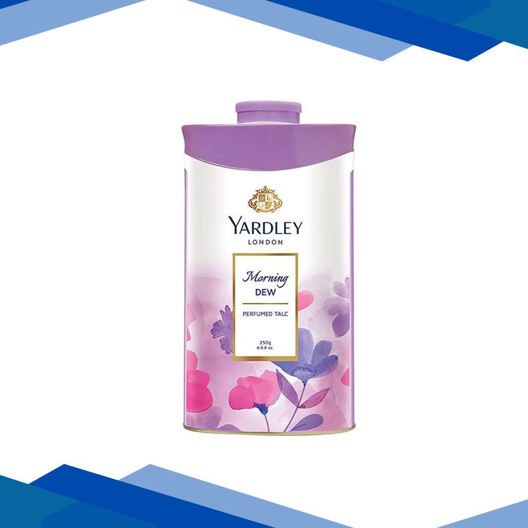 Yardley London Perfumed Talc – Morning Dew 250 gm