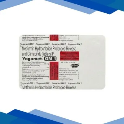 YOGAMET GM 1mg Tablet 10’s