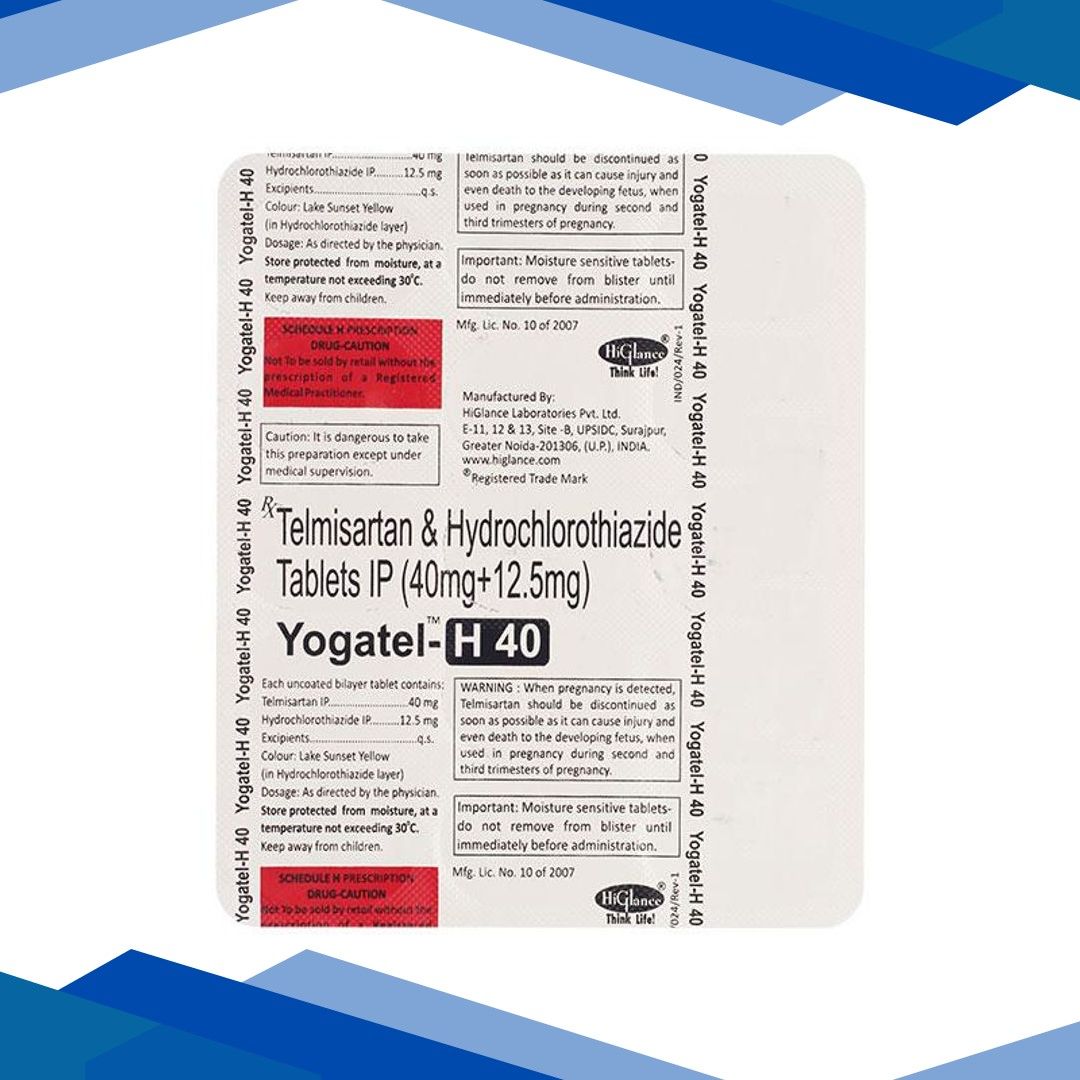 YOGATEL H 40mg Tablet 15’s