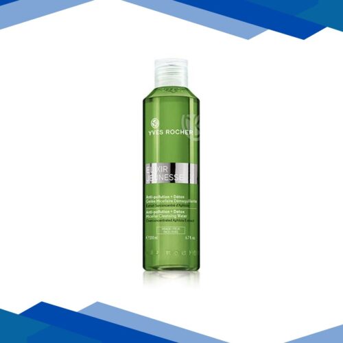 Yves Rocher Elixir Jeunesse Anti Pollution ++ Detox Micellar Cleansing Water Face / Eyes 200 ml