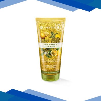 Yves Rocher Energizing Exfoliating Shower Gel Lemon Basil 200 ml