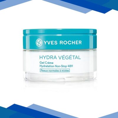 Yves Rocher Hydra Vegetal 48H Non-Stop Moisturizing Gel Cream Normal To Combination Skin 50 ml