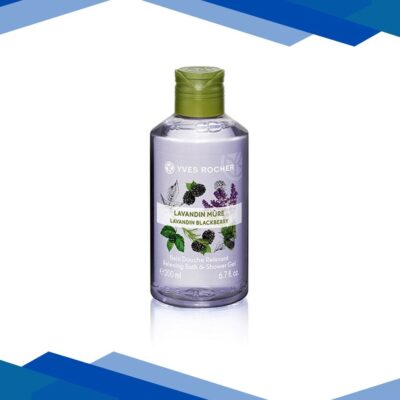 Yves Rocher Relaxing Bath And Shower Gel Lavandin Blackberry 200 ml