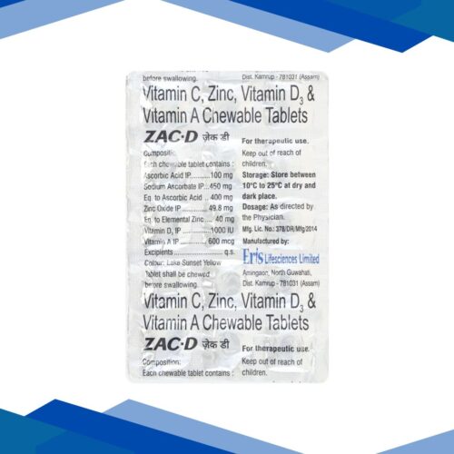 ZAC D Chewable Tablet 15’s