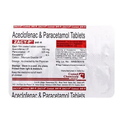Zacy P Tablet 10’S