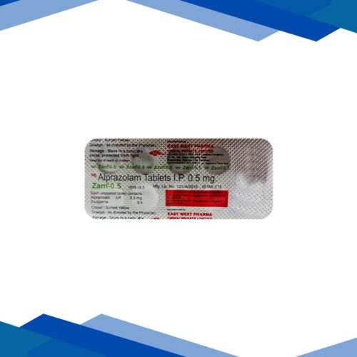 ZAM 0.5mg Tablet 10'S
