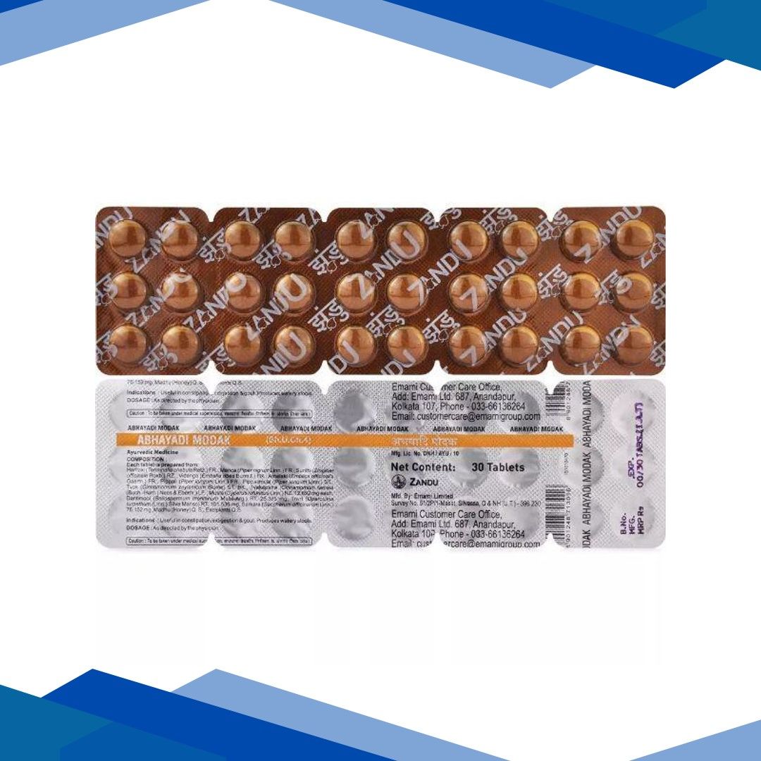 Zandu Abhayadi Modak Tablet 30’s