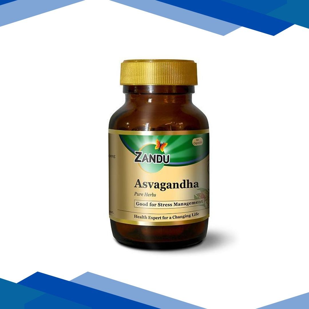 Zandu Ashwagandha Ayurvedic Veg Capsules 60’s