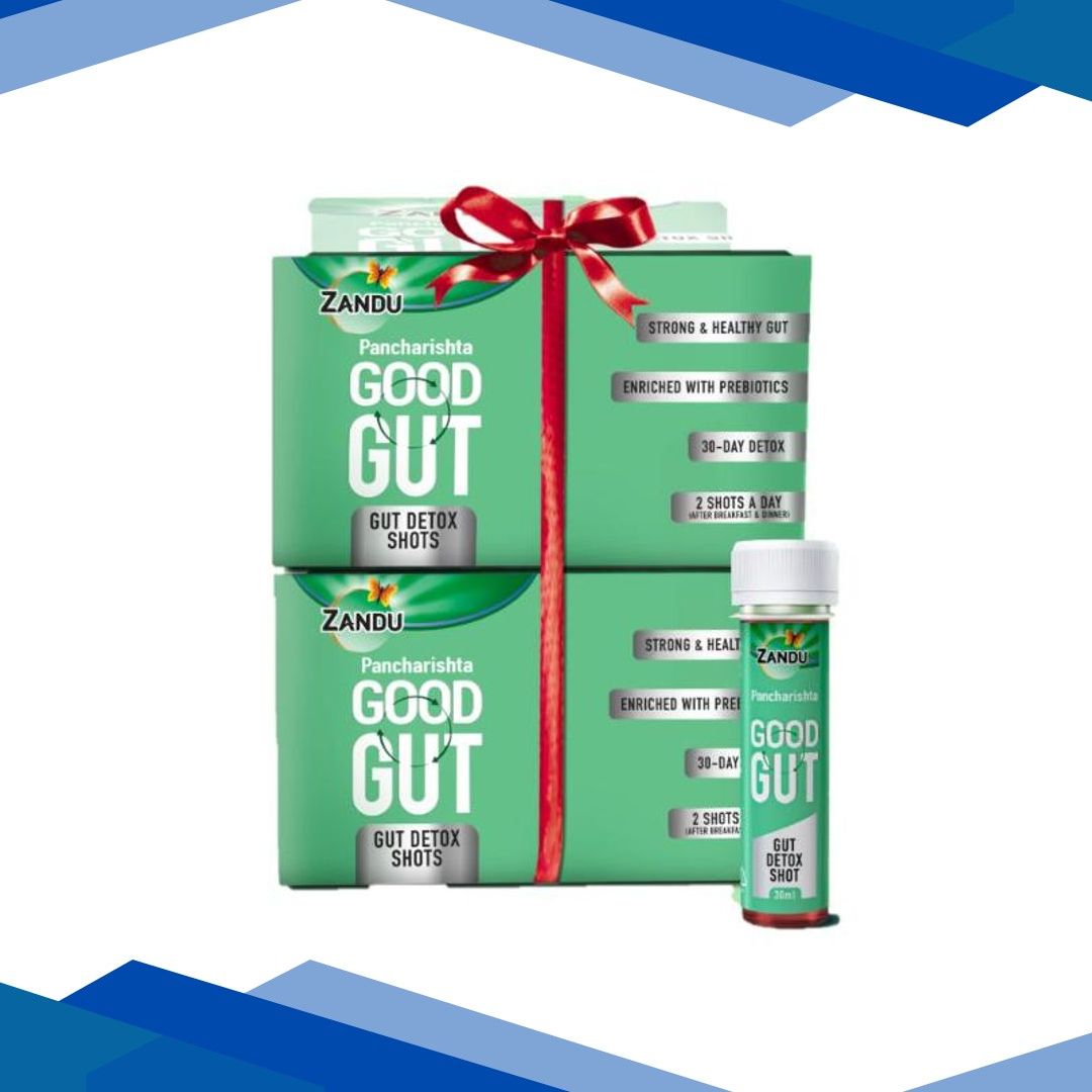 Zandu Pancharishta Good Gut – Gut Detox Shot (Pack of 2 x 30 ml)