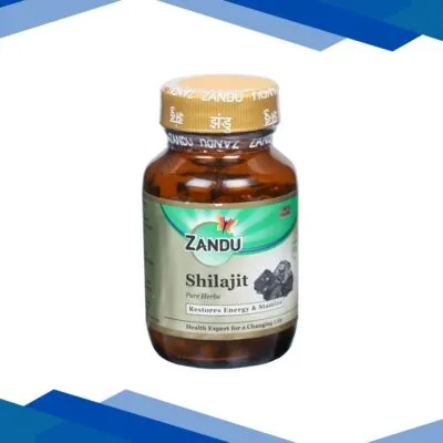 Zandu Shilajit Ayurvedic Veg Capsules 60’s