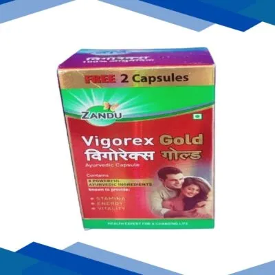 Zandu Vigorex Gold Capsule 20’s (Free 2 Capsules)