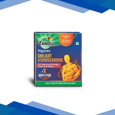 Zandu Vigorex Shilajit Ashwagandha Capsule 60’s