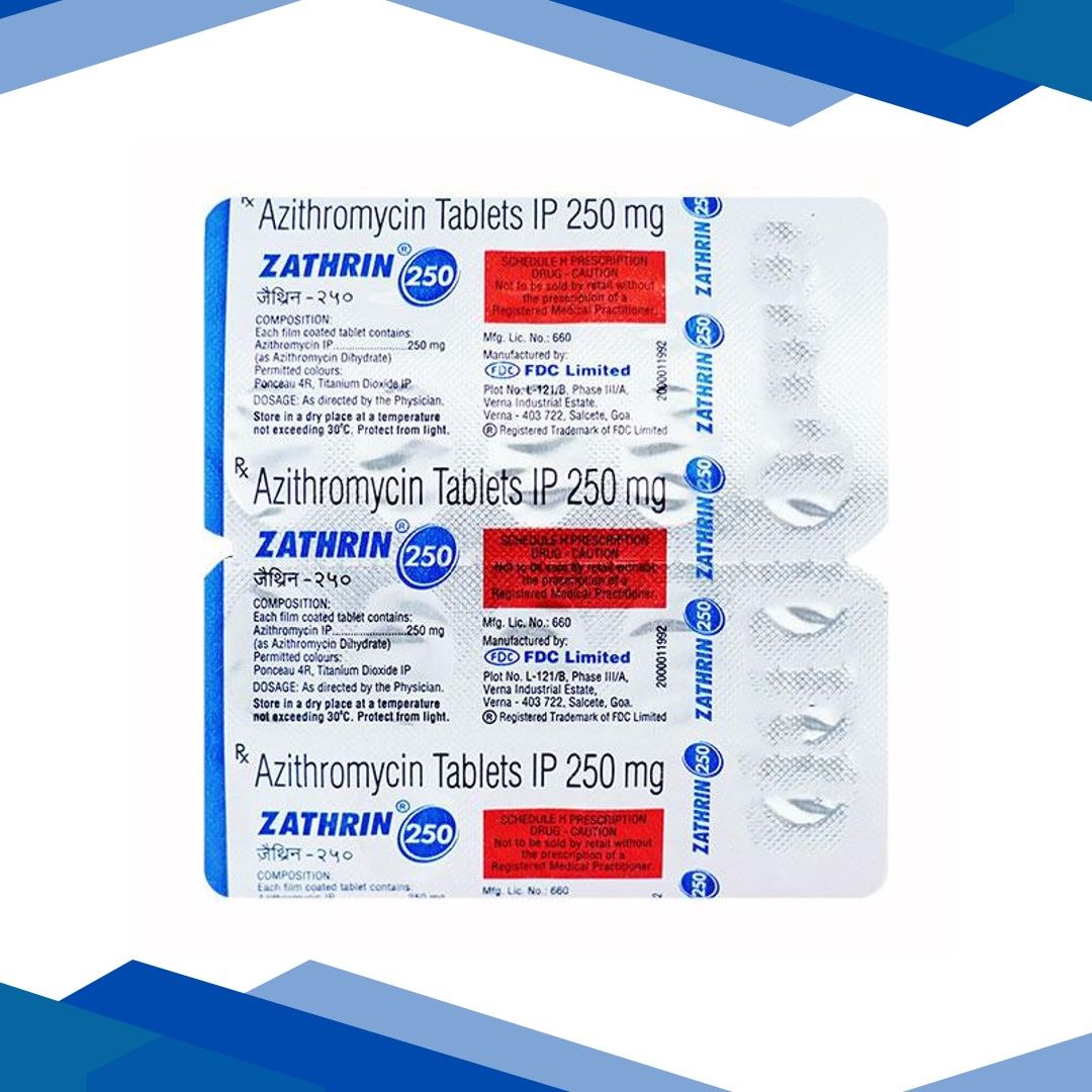 Zathrin 250mg Tablet 10’S