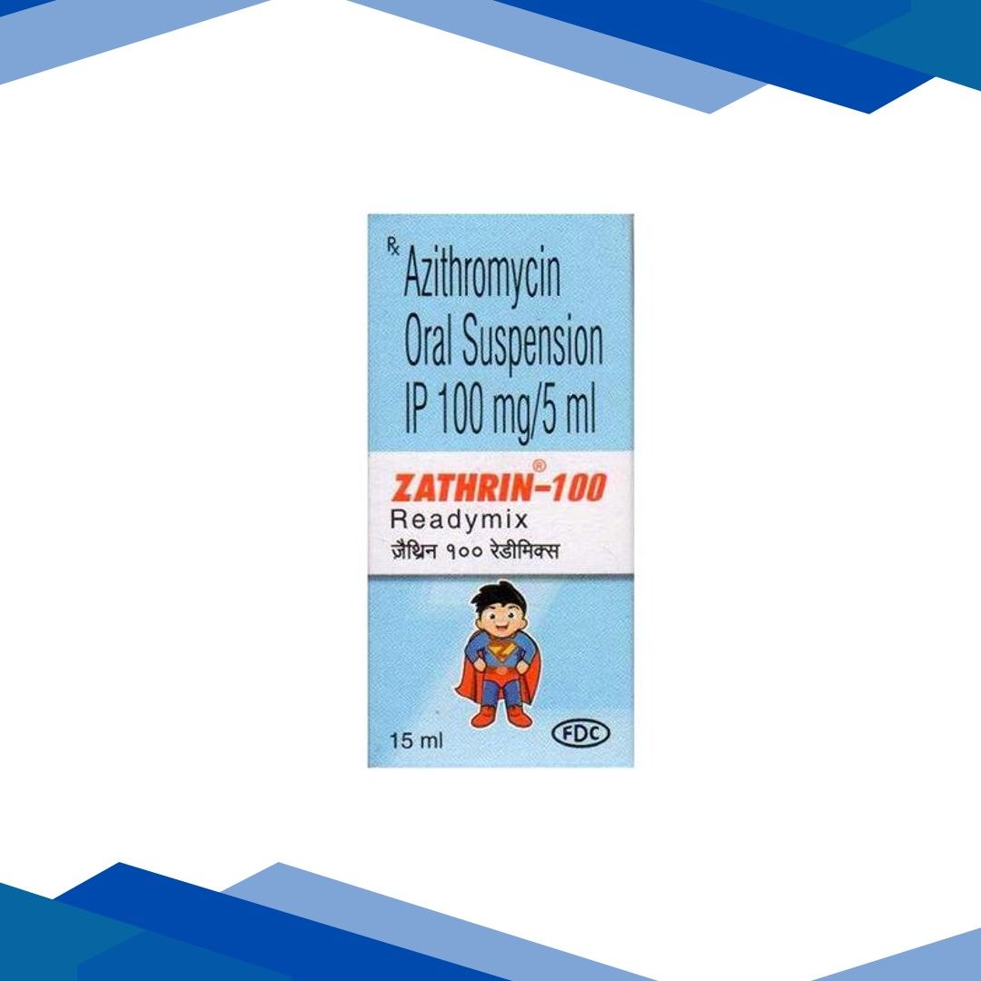 Zathrin Readymix 100mg Oral Suspension 15ml