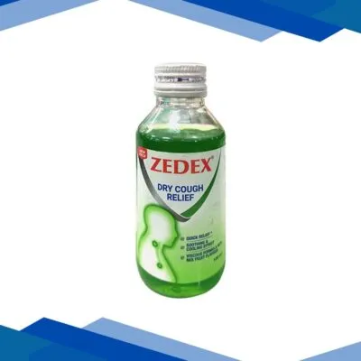 ZEDEX NEW MIX FRUIT FLAVOUR DRY COUGH RELIEF Syrup 100ml