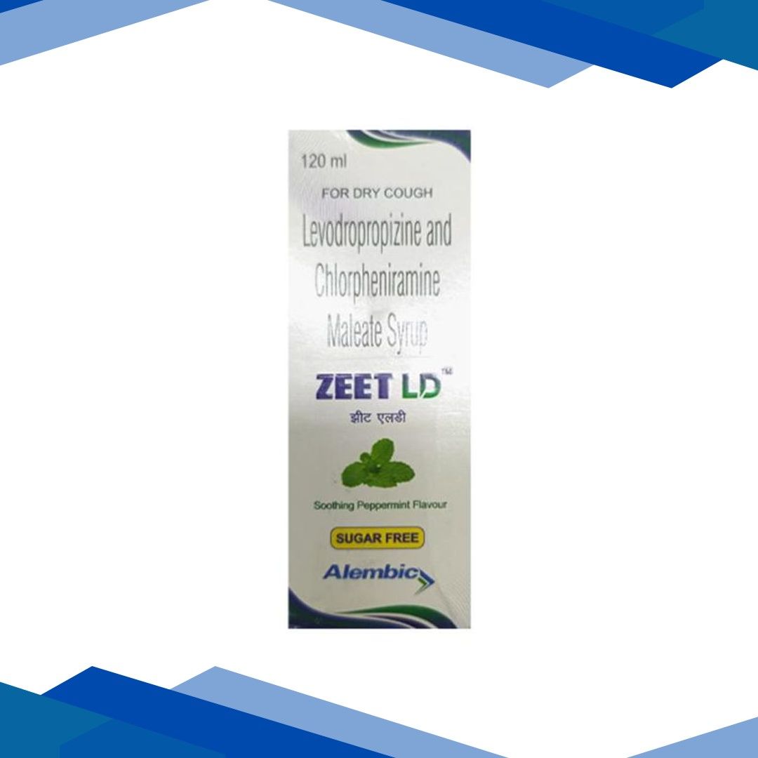 ZEET LD SUGAR FREE SOOTHING PEPPERMINT FLAVOUR Syrup 120ml
