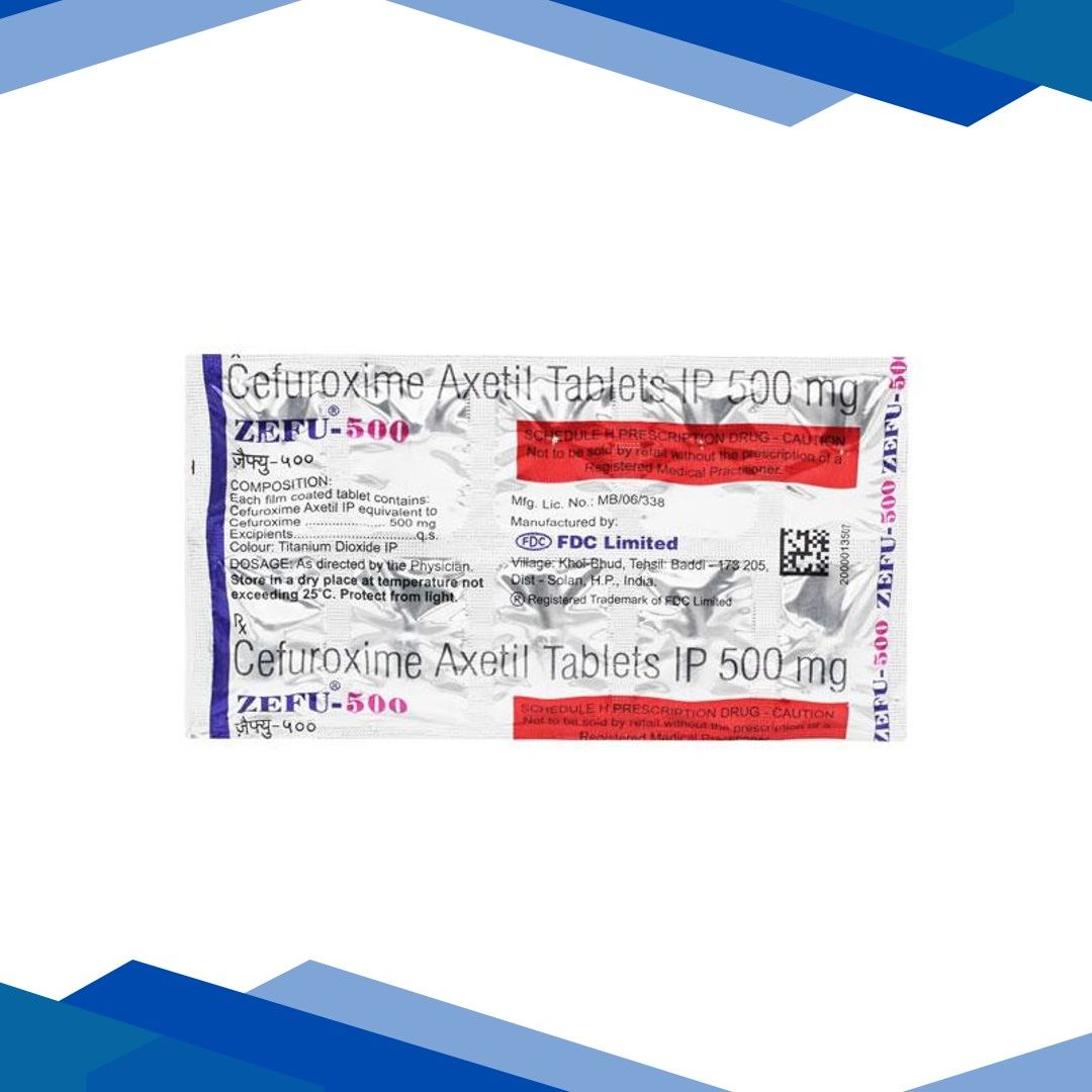 Zefu 500mg Tablet 10’S