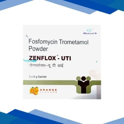ZENFLOX UTI Orange Flavour Sachet 8g