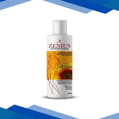 Zenius Intimate Hygiene pH 3.5 Cleanser for Women – Sunflower & Green Tea 100 ml