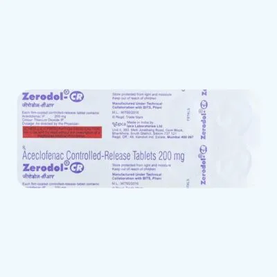 Zerodol CR 200mg Tablet 10’S