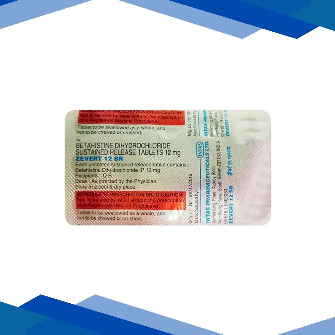 Zevert SR 12mg Tablet 14’S