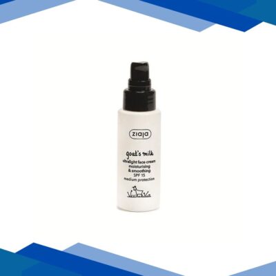 Ziaja Goat’s Milk Ultralight Face Cream Moisturising & Smoothing SPF 15 50 ml