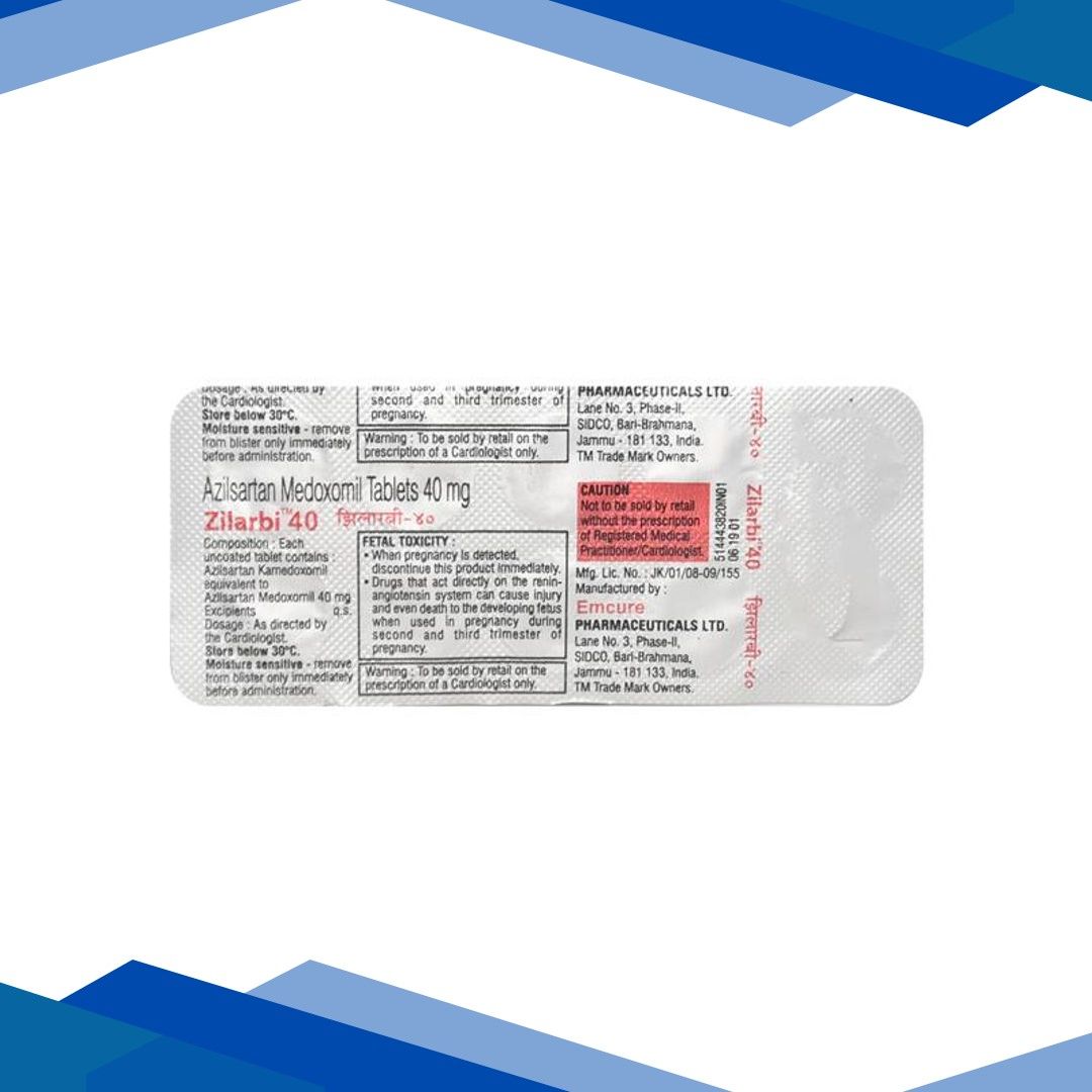 Zilarbi 40mg Tablet 10’S
