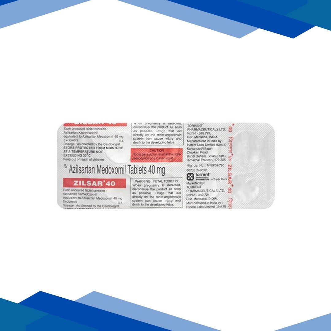 Zilsar 40mg Tablet 10’S