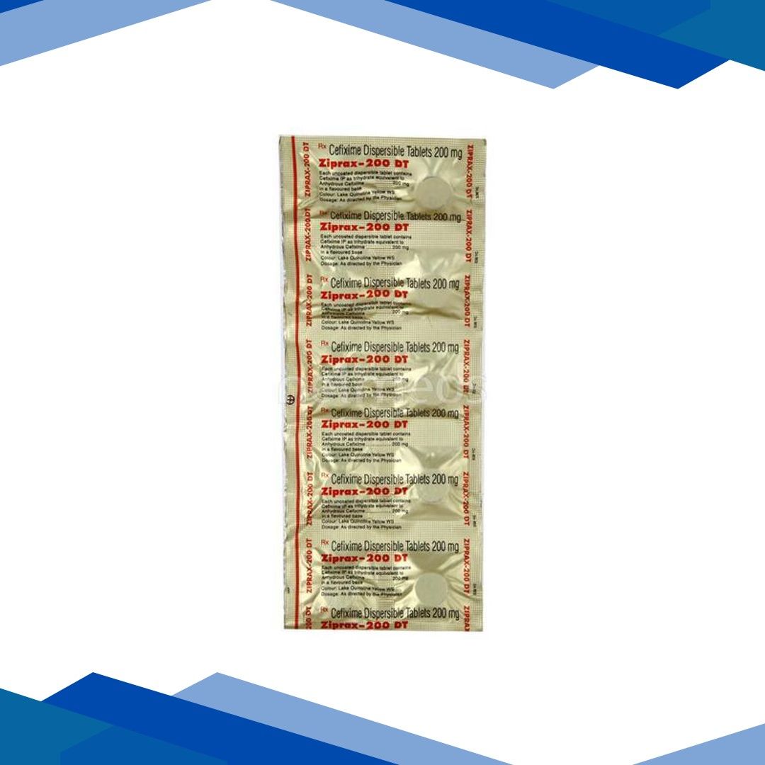 Ziprax DT 200mg Tablet 10’S