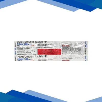 Zithrox 500mg Tablet 5’S