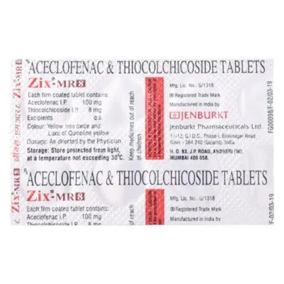 ZIX MR 8mg Tablet 10’S