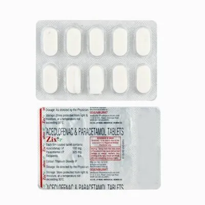 ZIX P Tablet 10’S
