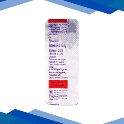 Zolam 0.25mg Tablet 10’S