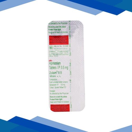 Zolam 0.5mg Tablet 10'S