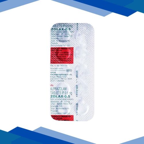 Zolax 0.50mg Tablet 10'S